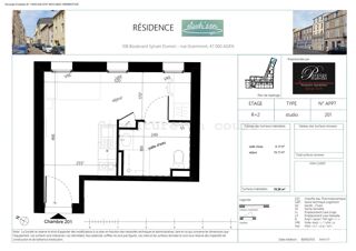  Appartement à vendre 1 pièce 19 m²
