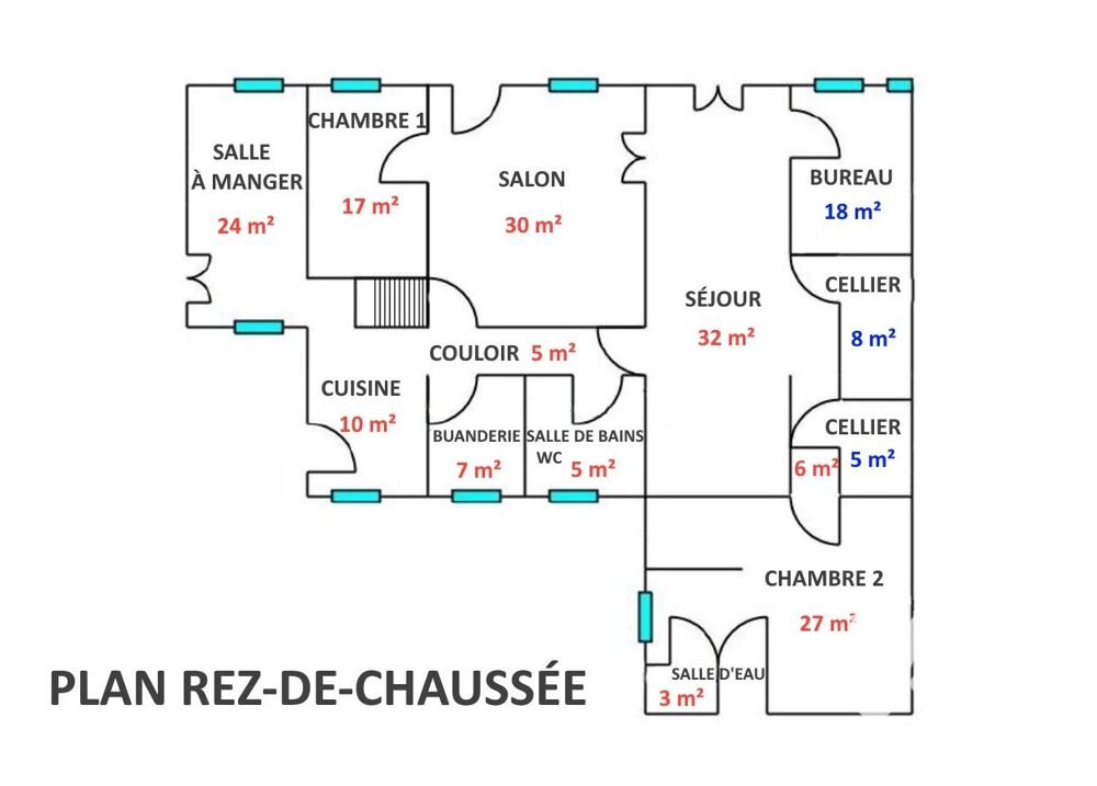 Vente Maison/villa 7 pièces