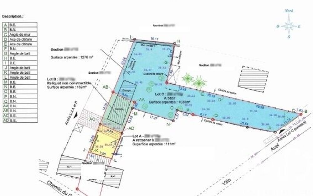 Vente Terrain Vente Terrain à bâtir 1 032 m&sup2; Sarzeau