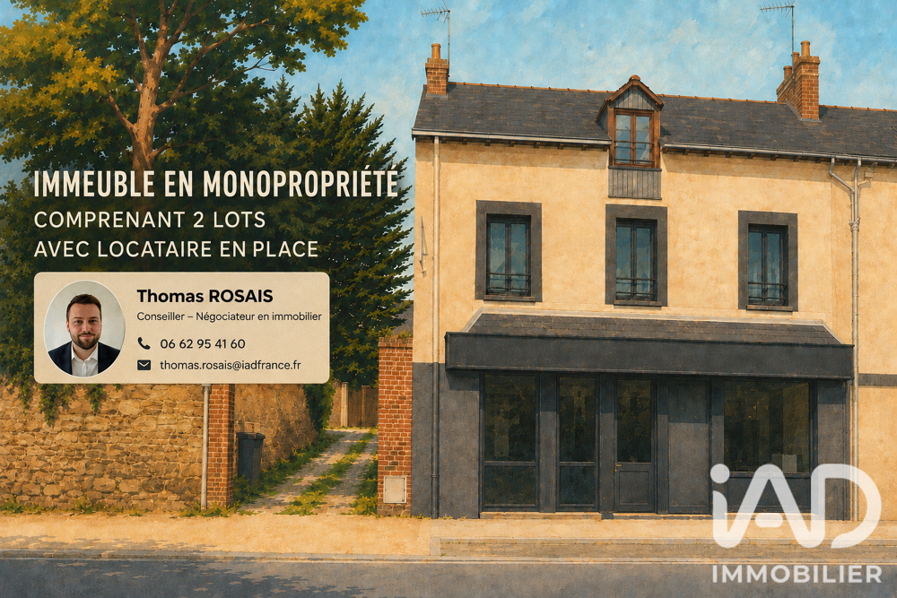Vente Immeuble Vente Immeuble 178 m&sup2; Montauban-de-bretagne