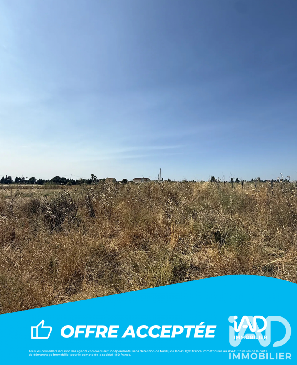 Vente Terrain Vente Terrain à bâtir 640 m&sup2; Saint-chaptes