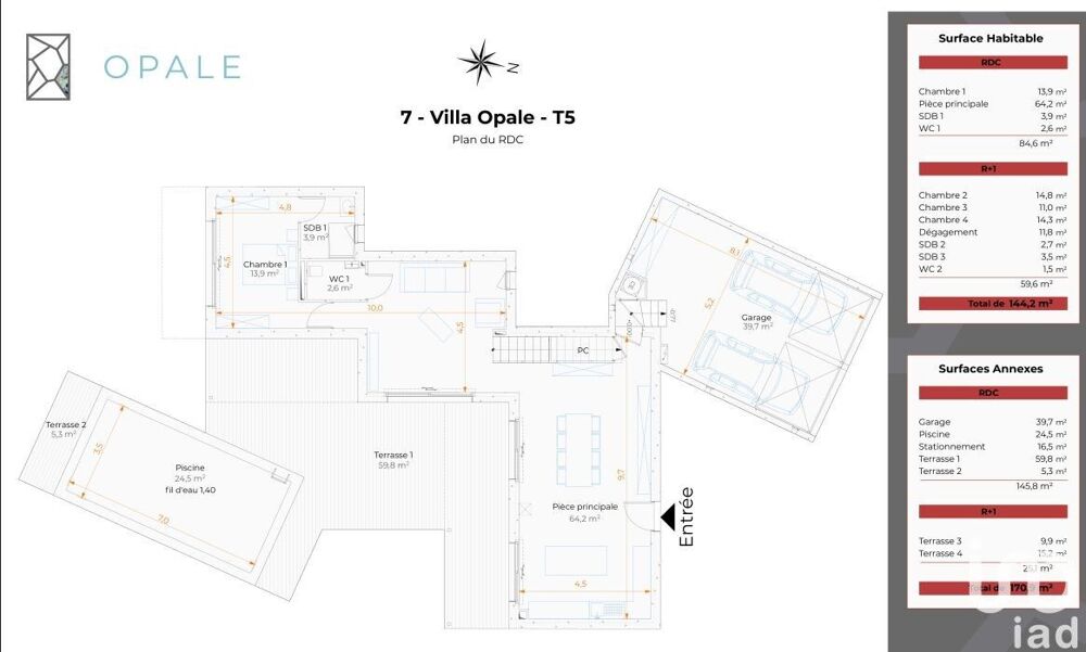 Vente Maison/villa 5 pièces