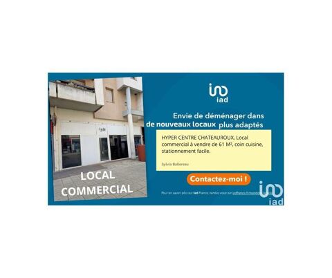 Vente Local d'activit&eacute;s 61 m&sup2; 59500 36000 Châteauroux