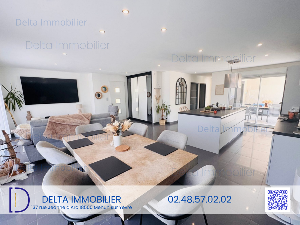 Vente Maison Méreau maison de plain pied 3 chambres avec garage & jardin Mereau