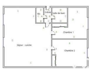 Appartement 3 pièces 53 m² · à Bourgoin-Jallieu · 53 m² · 140 000 €