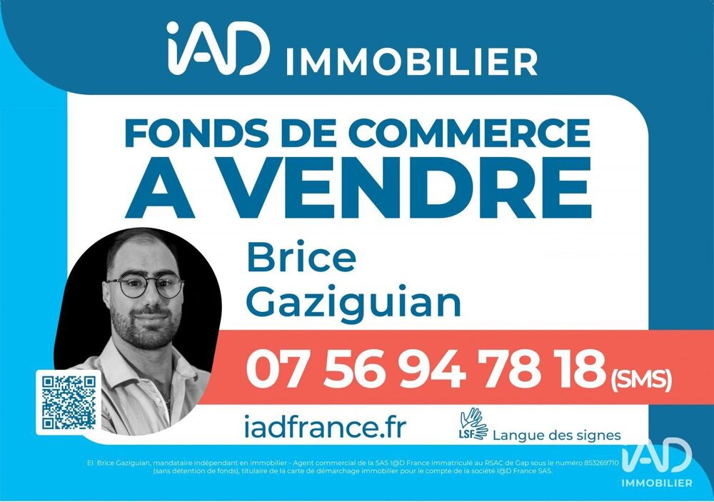   Vente Salon de thé 110 m&sup2; 