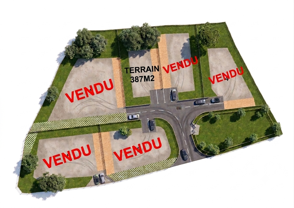 Vente Terrain Vente Terrain à bâtir 387 m&sup2; Nîmes