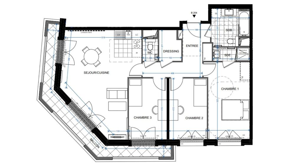 à vendre  Appartement Levallois-Perret (92300)