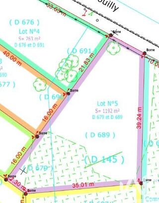  Terrain � vendre 1192 m�