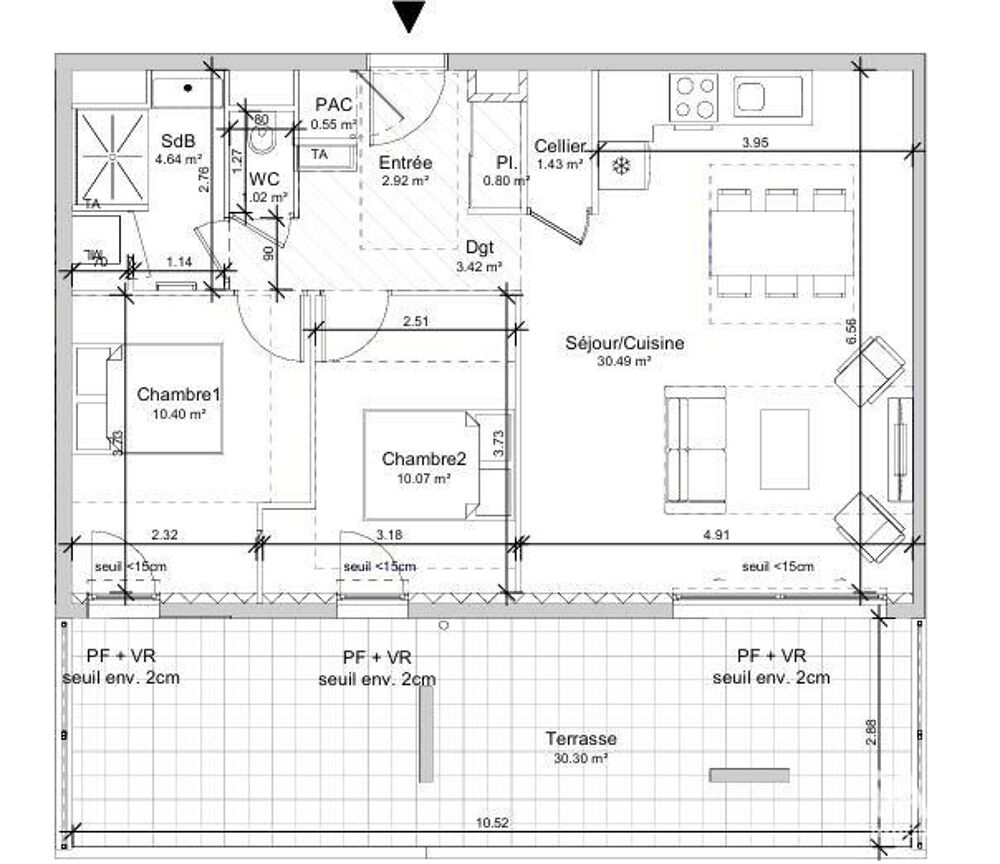 Vente Appartement Vente Appartement 3 pièces Vif