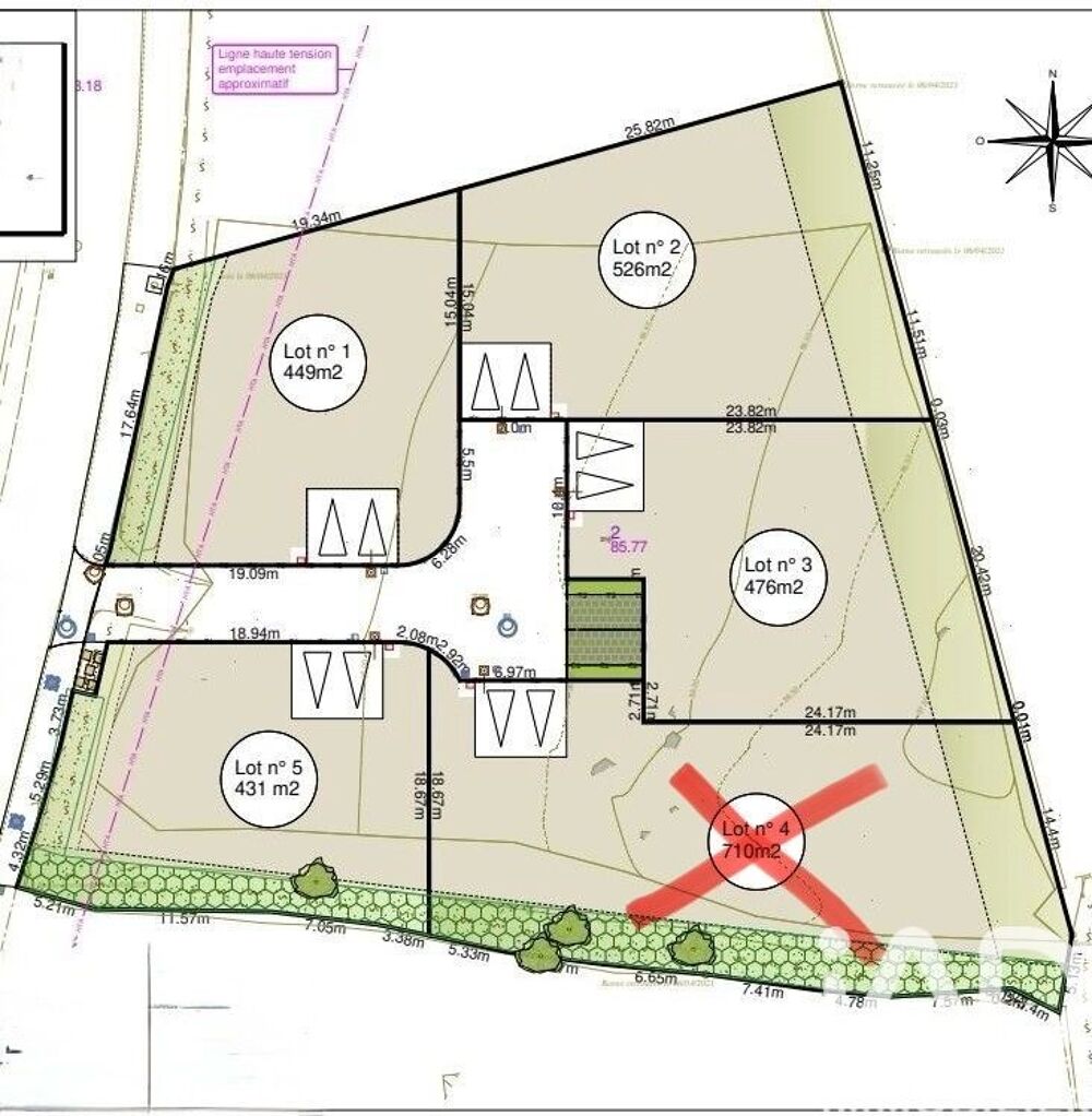Vente Terrain Vente Terrain à bâtir 432 m&sup2; Ploubezre