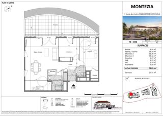  Appartement à vendre 3 pièces 76 m²