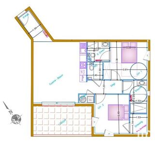  Appartement � vendre 3 pi�ces 71 m�