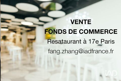 Vente Restaurant 50 m&sup2; 320000 75017 Paris