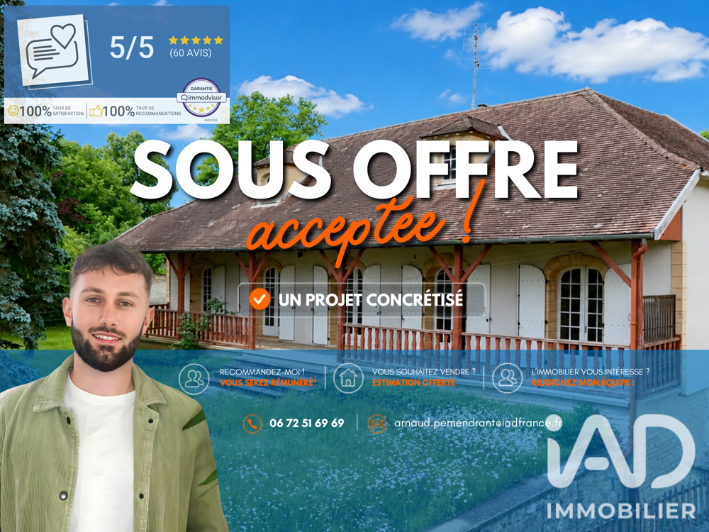 Vente Maison Vente Maison traditionnelle 5 pièces Le lardin-saint-lazare