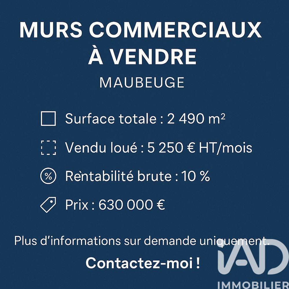   Vente Boutique/Local commercial 2 490 m&sup2; 