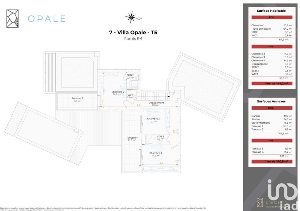 Vente Maison/villa 5 pièces