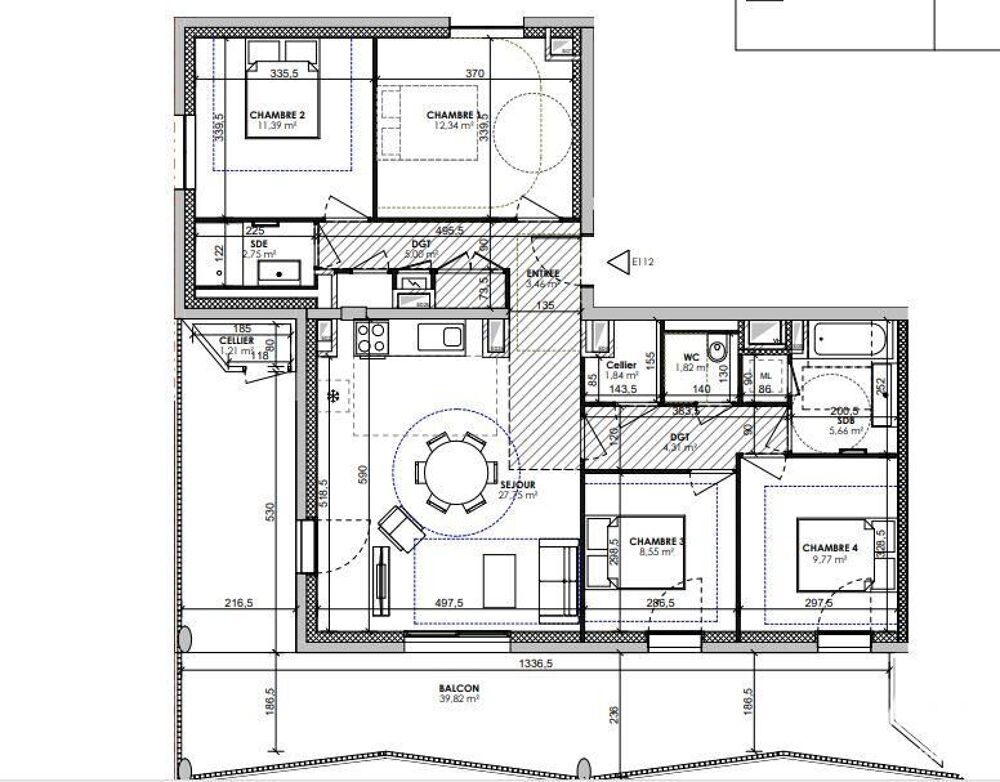 Vente Appartement 5 pièces