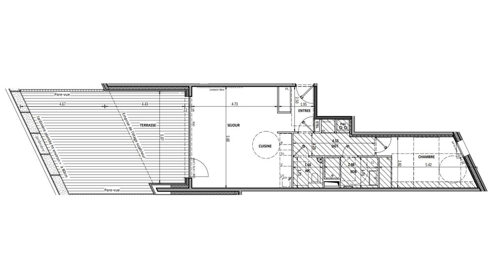 Vente Appartement 2 pièces