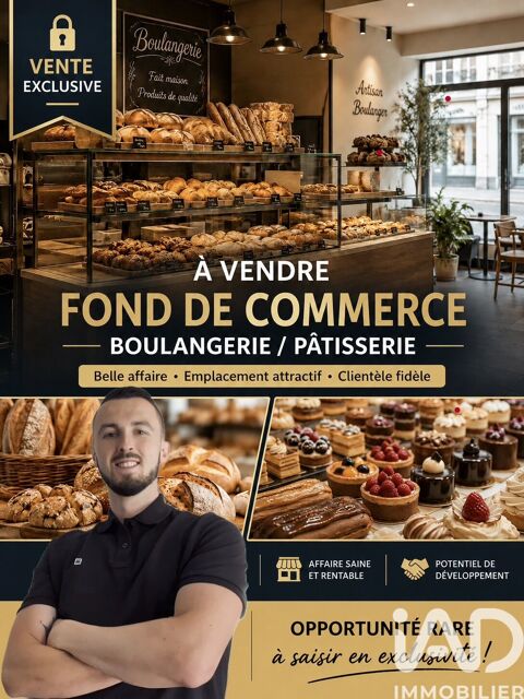 Vente Boulangerie, P&acirc;tisserie 170 m&sup2; 199000 62450 Bapaume