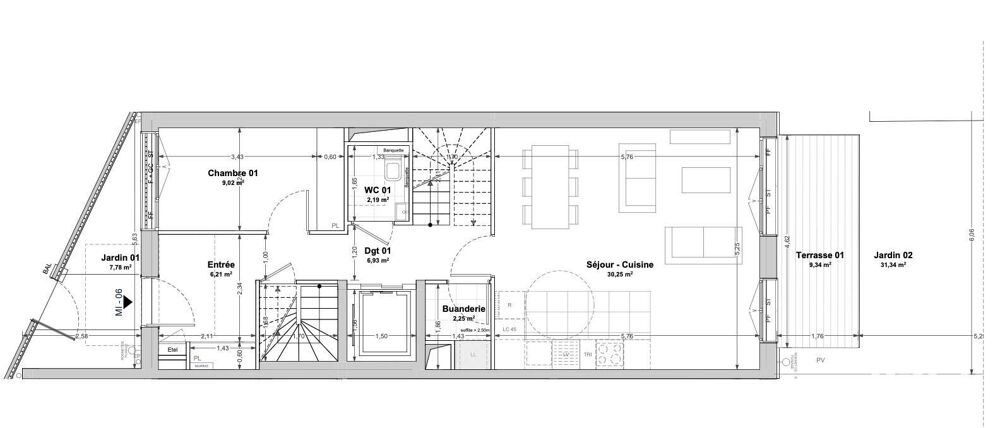 Vente Maison Vente Maison/villa 6 pièces La rochelle