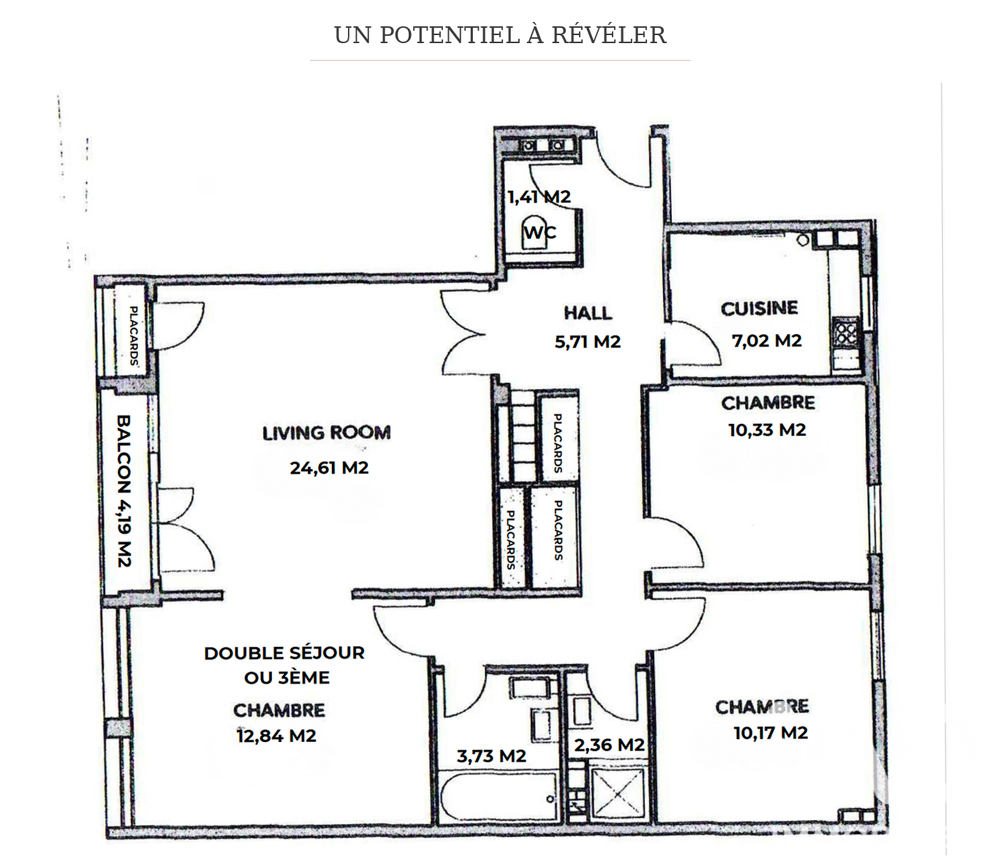 Vente Appartement 4 pièces