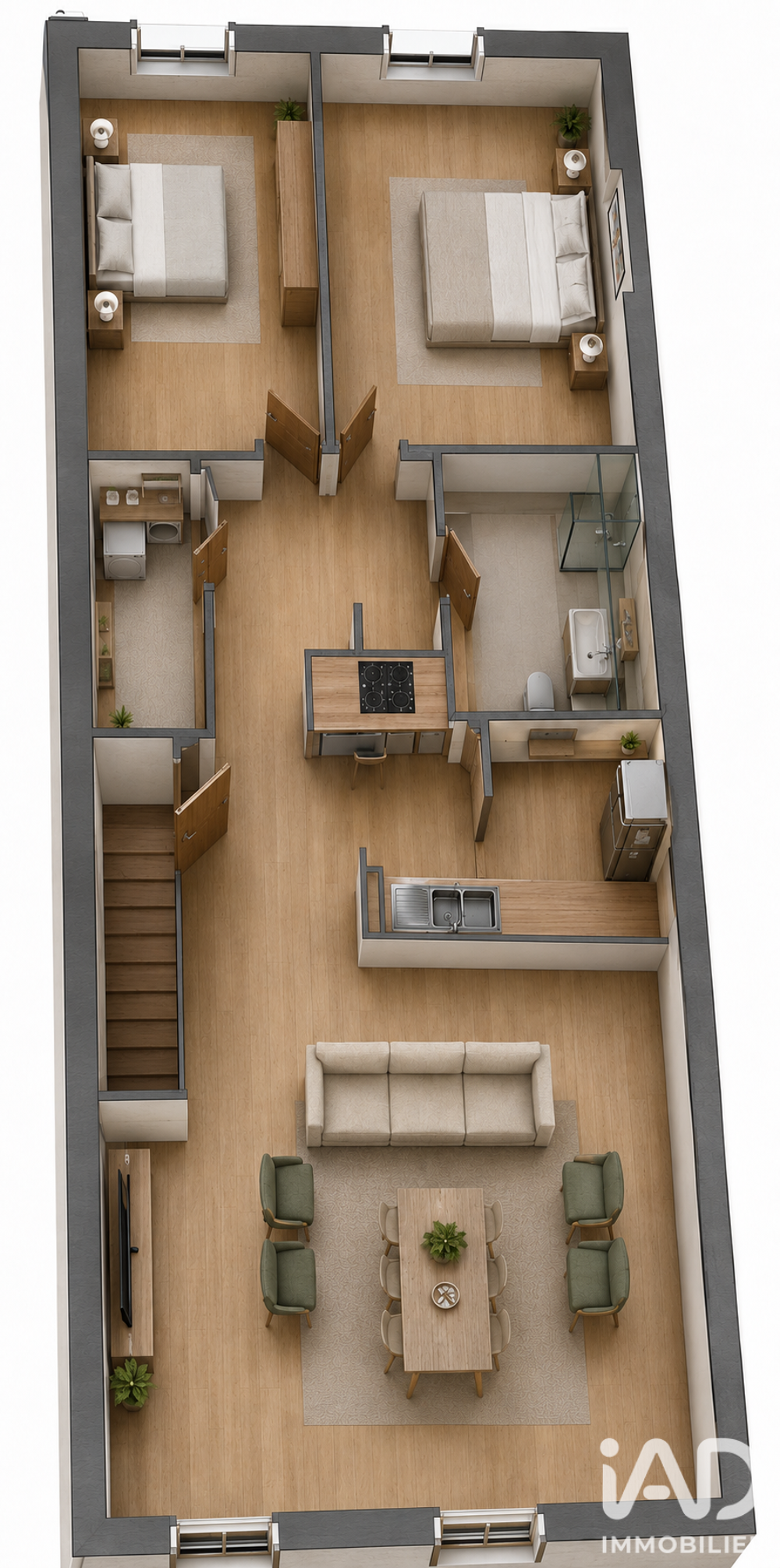 Vente Appartement 3 pièces