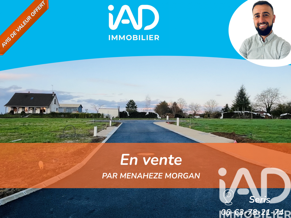 Vente Terrain Vente Terrain à bâtir 685 m&sup2; Séris