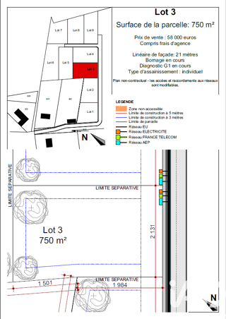  Terrain à vendre 750 m²