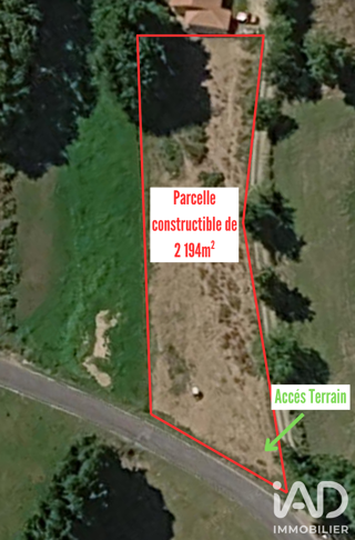  Terrain à vendre 2194 m²