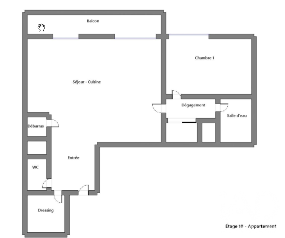 Vente Appartement 2 pièces