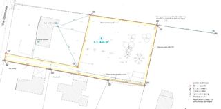 Vente Terrain Vente Terrain à bâtir 1 464 m&sup2; Saint-senoux