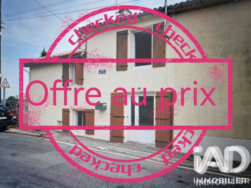 Maison 4 pièces 84 m² · à La Rochefoucauld · 84 m² · 59 000 €