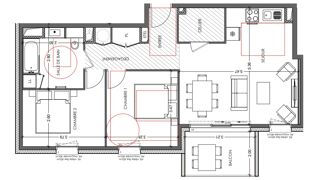 Appartement à vendre 3 pièces 66 m²