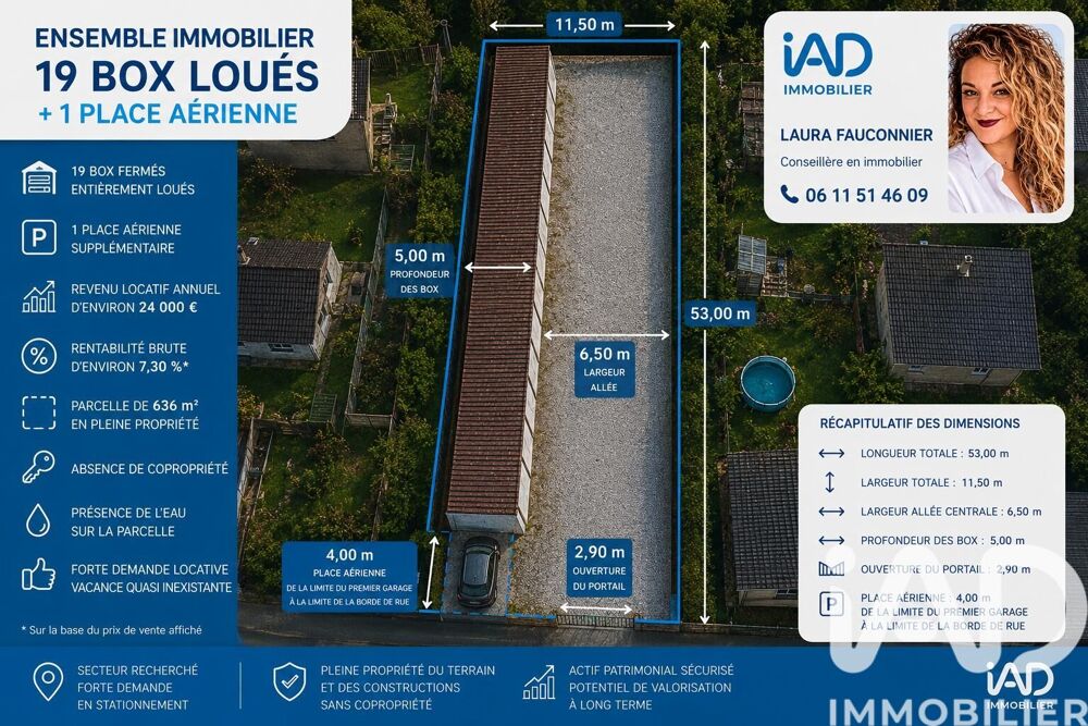 vente Parking / Garage - 265 m² Aulnay-sous-Bois (93600)