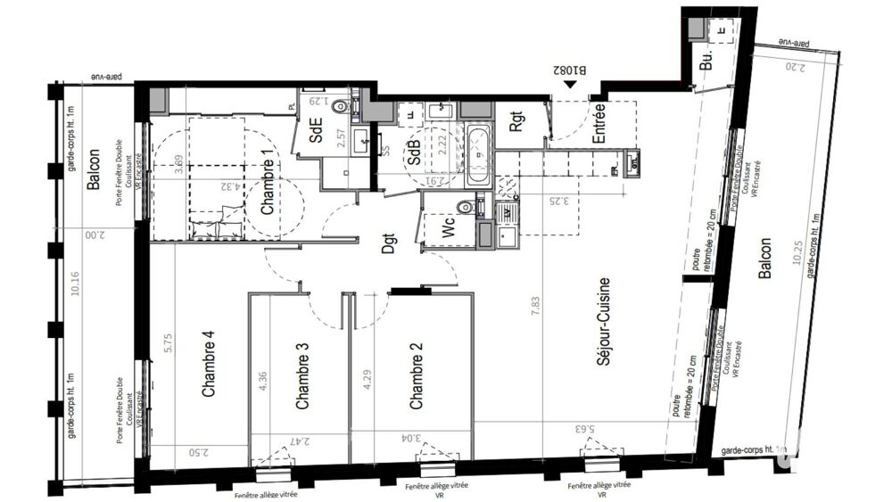 Vente Appartement 5 pièces