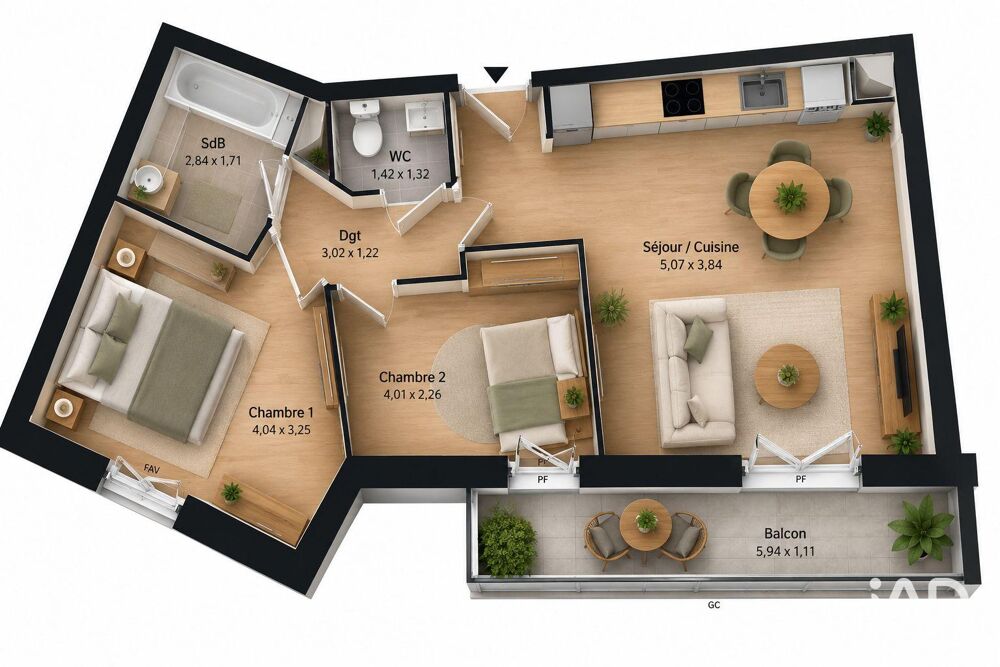 Vente Appartement Vente Appartement 3 pièces Roissy-en-brie
