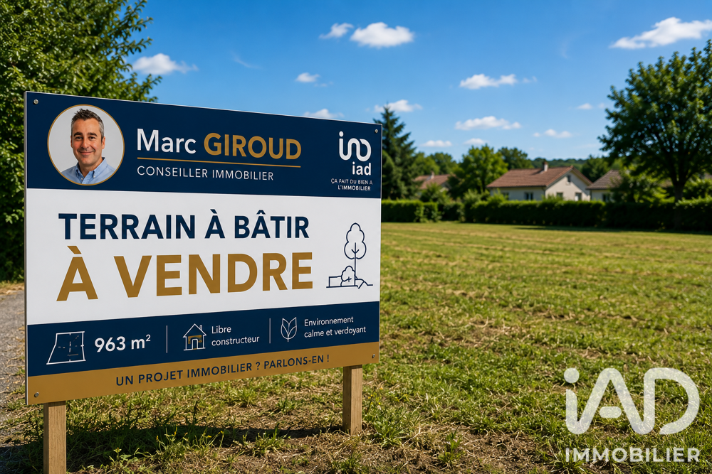 Vente Terrain Vente Terrain à bâtir 963 m&sup2; Lespinasse