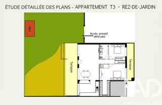  Appartement à vendre 3 pièces 84 m²
