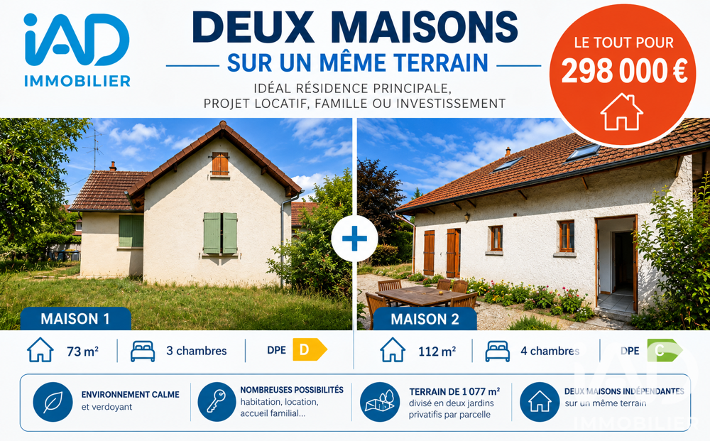 Vente Maison Vente Maison/villa 10 pièces Longwy-sur-le-doubs