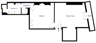  Appartement à vendre 2 pièces 42 m²