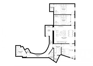  Appartement � vendre 4 pi�ces 117 m�