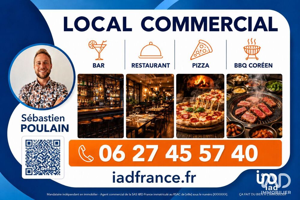   Vente Restaurant 300 m&sup2; 