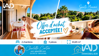  Appartement à vendre 3 pièces 65 m²