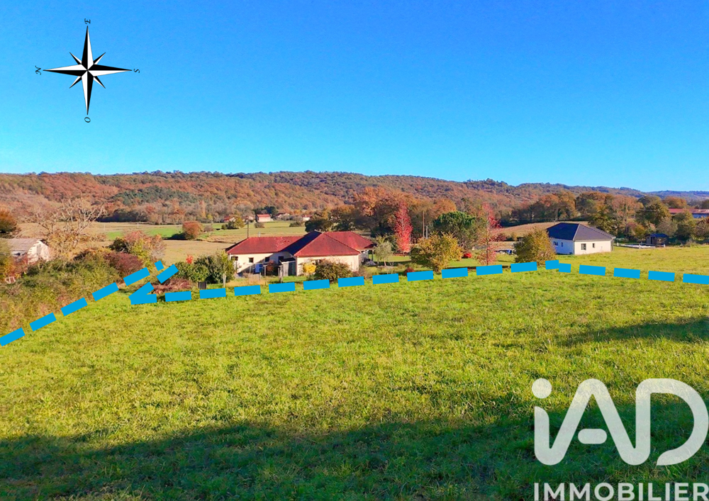 Vente Terrain Vente Terrain à bâtir 3 443 m&sup2; Baliracq-maumusson