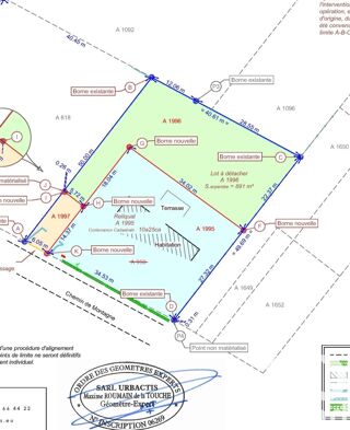  Terrain � vendre 891 m�