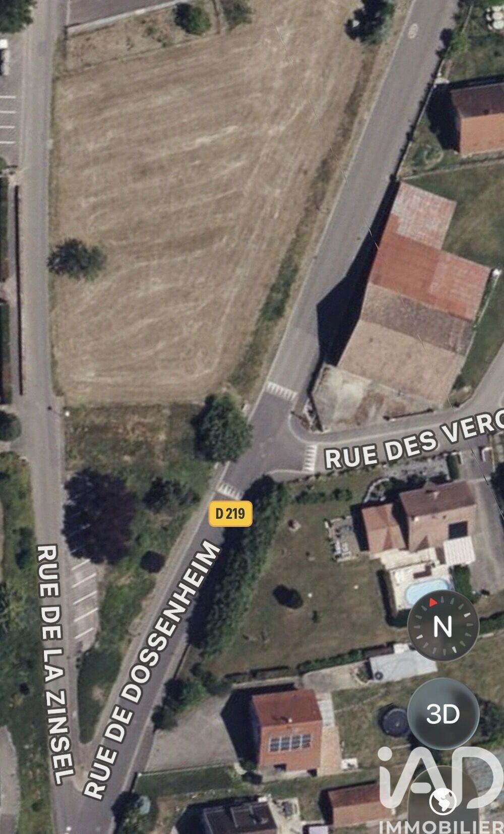 Vente Terrain Vente Terrain à bâtir 722 m&sup2; Ernolsheim-lès-saverne
