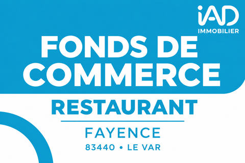 Vente Restaurant 74 m&sup2; 110000 83440 Fayence