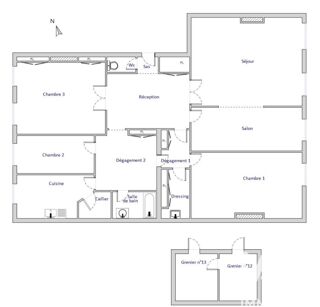  Appartement à vendre 5 pièces 169 m²