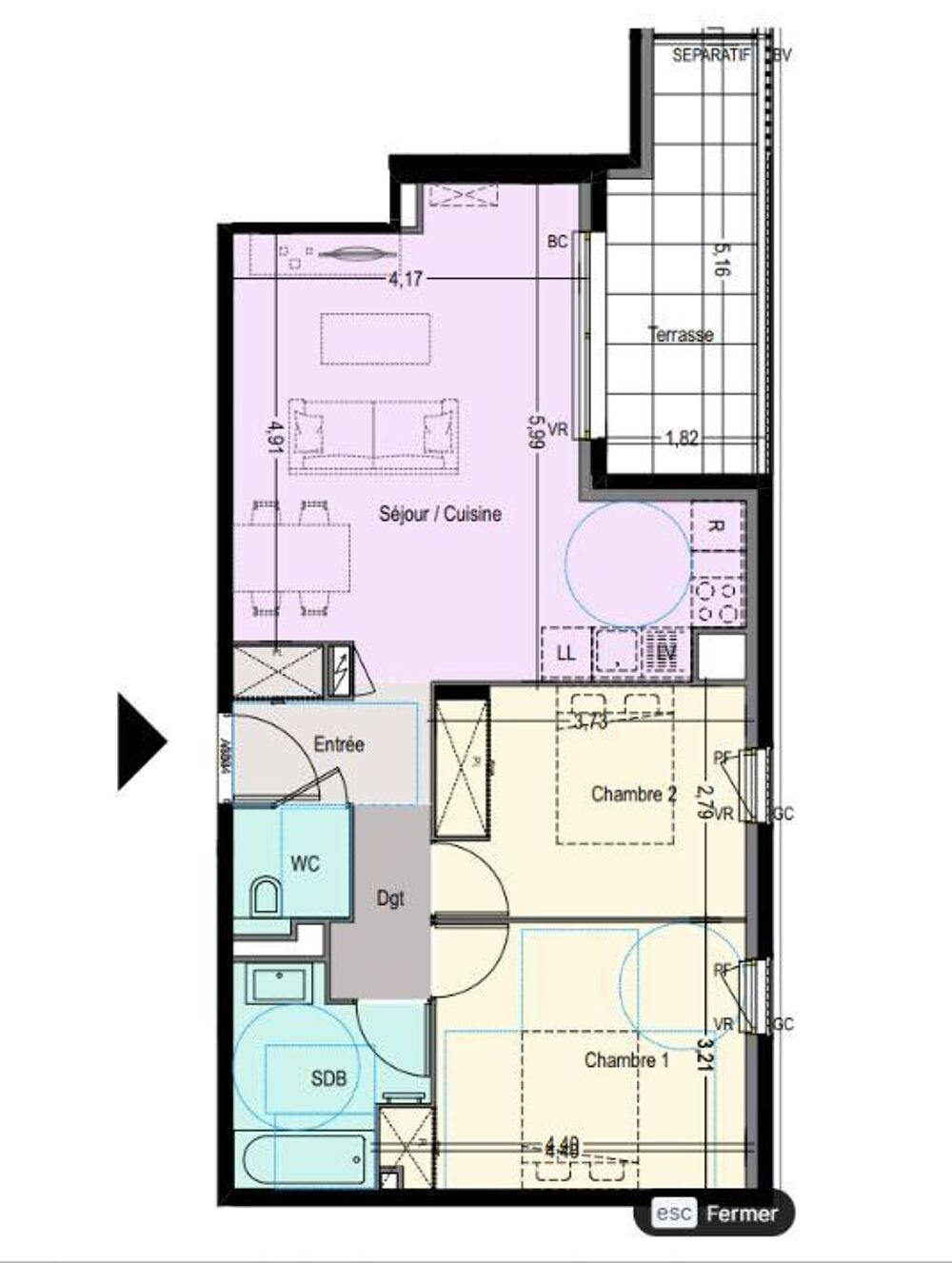 Vente Appartement Vente Appartement 3 pièces Fréjus